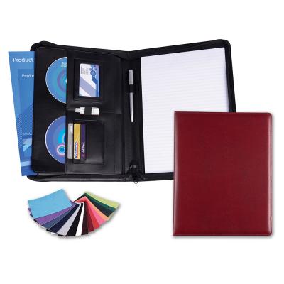 Image of Belluno PU A4 Deluxe Zipped Conference Folder